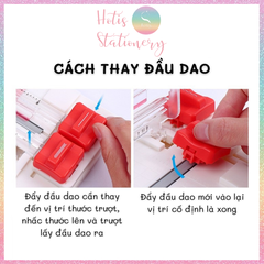 [HOTIS] Đầu dao cắt thay thế cho bàn cắt giấy KW-triO  Light Trimmer -No.13830/13831/13930/13045/13046