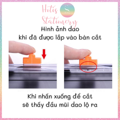 Set dao dự phòng Hotis cho bàn cắt giấy A4/ A3 DIY