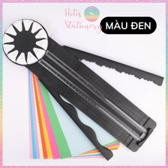 Bàn cắt giấy A4 12 dao Jef Trimmer cắt nét thẳng, đứt, răng cưa DIY