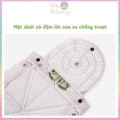 Bàn cắt giấy A4 12 dao Jef Trimmer cắt nét thẳng, đứt, răng cưa DIY