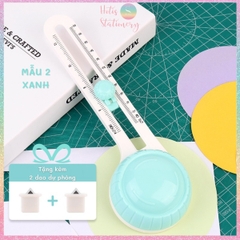 Dụng cụ cắt hình tròn Hotis có thể điều chỉnh đường kính thủ công DIY - Tặng kèm 2 dao thay thế