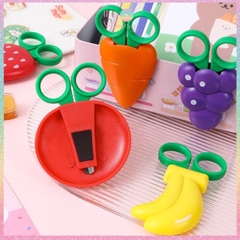 [HOTIS] Kéo trái cây mini đính nam châm, kéo cắt thủ công dành cho học sinh - KT 9.5X5.5cm