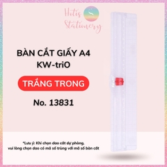 [HOTIS] Bàn cắt giấy KW-triO A4 Mini Light Paper Cutter No.13831 mỏng nhẹ nhỏ gọn tiện lợi