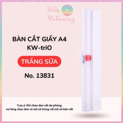 [HOTIS] Bàn cắt giấy KW-triO A4 Mini Light Paper Cutter No.13831 mỏng nhẹ nhỏ gọn tiện lợi