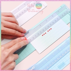 [HOTIS] Bàn cắt giấy KW-triO A4 Mini Light Paper Cutter No.13831 mỏng nhẹ nhỏ gọn tiện lợi