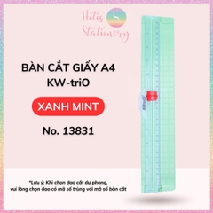 [HOTIS] Bàn cắt giấy KW-triO A4 Mini Light Paper Cutter No.13831 mỏng nhẹ nhỏ gọn tiện lợi