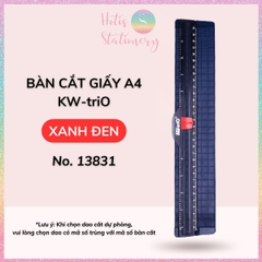 [HOTIS] Bàn cắt giấy KW-triO A4 Mini Light Paper Cutter No.13831 mỏng nhẹ nhỏ gọn tiện lợi