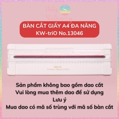 Bàn cắt giấy A4 đa năng KW-triO No.13046 Multi Trimmer Board 31cm - Không bao gồm dao cắt