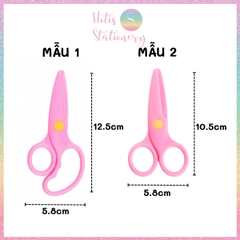 [HOTIS] Kéo cắt giấy thủ công cho bé phát triển kỹ năng, kéo nhựa cho bé tập cắt giấy DIY handmade