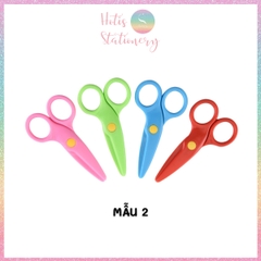 [HOTIS] Kéo cắt giấy thủ công cho bé phát triển kỹ năng, kéo nhựa cho bé tập cắt giấy DIY handmade