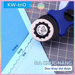 [HOTIS] Dao lăn tròn cầm tay KW-triO Rotary Cutter cắt giấy, vải, da