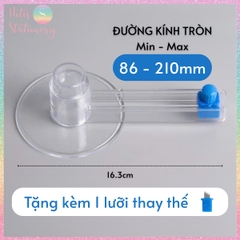[HOTIS] Dao cắt hình tròn có thể điều chỉnh đường kính, cắt giấy thủ công - Kèm 1 dao thay thế