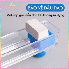 [HOTIS] Dao cắt hình tròn có thể điều chỉnh đường kính, cắt giấy thủ công - Kèm 1 dao thay thế
