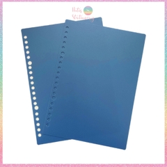 [HOTIS] Set 2 bìa lá nhựa rời A5/ B5/ A4 màu gradient, morandi làm sổ còng, planner