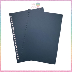 [HOTIS] Set 2 bìa lá nhựa rời A5/ B5/ A4 màu gradient, morandi làm sổ còng, planner