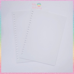 [HOTIS] Set 2 bìa lá nhựa rời A5/ B5/ A4 màu gradient, morandi làm sổ còng, planner