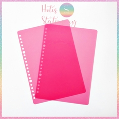[HOTIS] Set 2 bìa lá nhựa rời A5/ B5/ A4 màu gradient, morandi làm sổ còng, planner