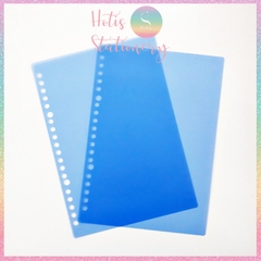 [HOTIS] Set 2 bìa lá nhựa rời A5/ B5/ A4 màu gradient, morandi làm sổ còng, planner