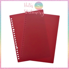 [HOTIS] Set 2 bìa lá nhựa rời A5/ B5/ A4 màu gradient, morandi làm sổ còng, planner
