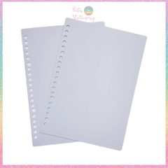 [HOTIS] Set 2 bìa lá nhựa rời A5/ B5/ A4 màu gradient, morandi làm sổ còng, planner
