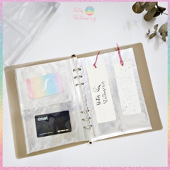 [HOTIS] Sheet meet Bìa lỗ A5 6 lỗ trong suốt đựng hình, sưu tầm card