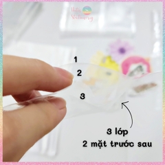 [HOTIS] Sheet meet Bìa lỗ A5 6 lỗ trong suốt đựng hình, sưu tầm card