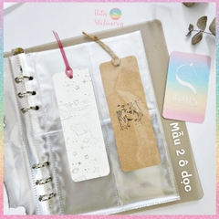 [HOTIS] Sheet meet Bìa lỗ A5 6 lỗ trong suốt đựng hình, sưu tầm card