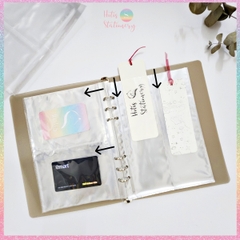 [HOTIS] Sheet meet Bìa lỗ A5 6 lỗ trong suốt đựng hình, sưu tầm card