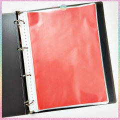 [HOTIS] Set 20 Bìa lá lỗ rời trong suốt KW-triO gắn bìa còng binder A4/ B5 - Không bao gồm bìa cứng