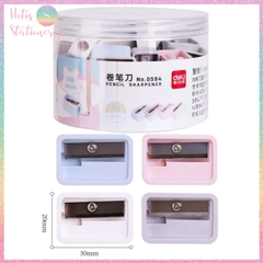 [HOTIS] Chuốt chì Deli, gọt bút chì mini màu pastel siêu xinh, kiểu dáng đơn giản