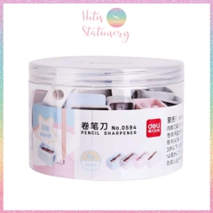 [HOTIS] Chuốt chì Deli, gọt bút chì mini màu pastel siêu xinh, kiểu dáng đơn giản