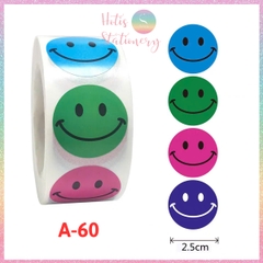 [HOTIS] Sticker Cuộn 500 Nhãn Dán Khen Thưởng Học Sinh - Tạo Động Lực, Kích Thích Học Tập, Phù Hợp Giáo Viên & Phụ Huynh