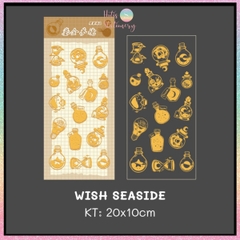[HOTIS] Twinkle sticker vintage, nhãn dán ánh vàng lấp lánh, phong cách cổ điển