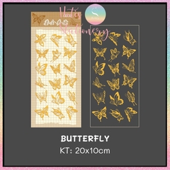 [HOTIS] Twinkle sticker vintage, nhãn dán ánh vàng lấp lánh, phong cách cổ điển