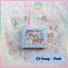 [HOTIS] Hộp 10 tờ Sticker Anime Nhật Hàn Trung trang trí sổ