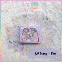 [HOTIS] Hộp 10 tờ Sticker Anime Nhật Hàn Trung trang trí sổ