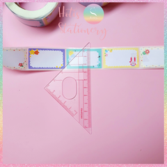 [HOTIS] Cuộn 200-300 tem dán sticker nhãn ghi tên dán sách vở, chai lọ, hộp nhựa