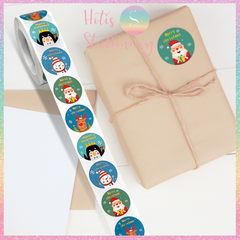 [HOTIS] 49 MẪU - Sticker nhãn dán Giáng Sinh Noel niêm phong trang trí hộp quà