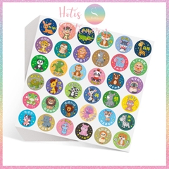 [HOTIS] Sticker khen thưởng Tiếng Anh/ Trung, tem dán thưởng khen ngợi học sinh tiểu học