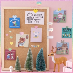 [HOTIS] Sticker nhãn dán chống nước cute phong cách Hàn Quốc