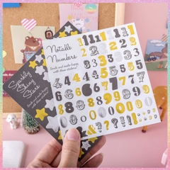 [HOTIS] Sticker nhãn dán chống nước cute phong cách Hàn Quốc