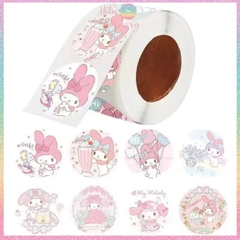 [HOTIS] 500 sticker hình dán hoạt hình Sanrio Star Dew siêu cute trang trí sổ, bàn học, niêm phong túi