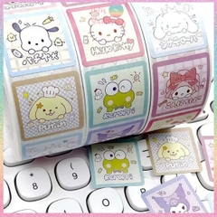 [HOTIS] 500 sticker hình dán hoạt hình Sanrio Star Dew siêu cute trang trí sổ, bàn học, niêm phong túi
