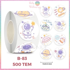 [HOTIS] 500 sticker hình dán hoạt hình Sanrio Star Dew siêu cute trang trí sổ, bàn học, niêm phong túi