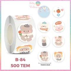[HOTIS] 500 sticker hình dán hoạt hình Sanrio Star Dew siêu cute trang trí sổ, bàn học, niêm phong túi