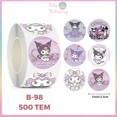 [HOTIS] 500 sticker hình dán hoạt hình Sanrio Star Dew siêu cute trang trí sổ, bàn học, niêm phong túi