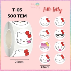 [HOTIS] 500 sticker hình dán hoạt hình Sanrio Star Dew siêu cute trang trí sổ, bàn học, niêm phong túi
