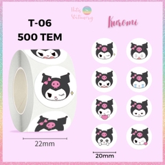 [HOTIS] 500 sticker hình dán hoạt hình Sanrio Star Dew siêu cute trang trí sổ, bàn học, niêm phong túi