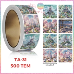 [HOTIS] 500 sticker hình dán hoạt hình Sanrio Star Dew siêu cute trang trí sổ, bàn học, niêm phong túi