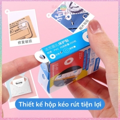[HOTIS] Hộp 250 miếng Sticker dán lỗ KW-triO QT-01 nhãn tròn dán lỗ sticker vá lỗ cho giấy sổ còng planner